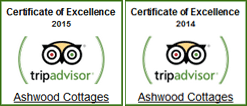 TripAdvisor - Certificate of Excellence 2014-2015 Winner